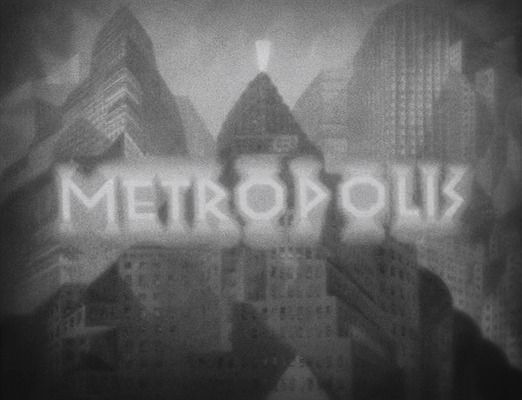 Title screen of Metropolis