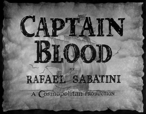 Title screen of Captain Blood