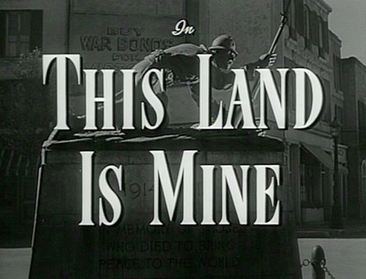 Title screen of This Land Is Mine