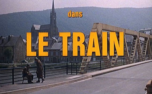 Title screen of Le train