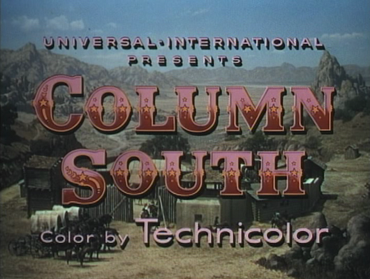 Title screen of Column South