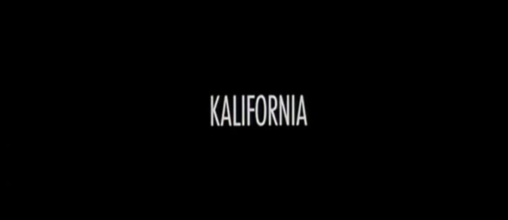 Title screen of Kalifornia