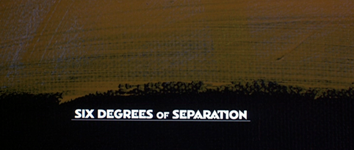 Title screen of Six Degrees of Separation