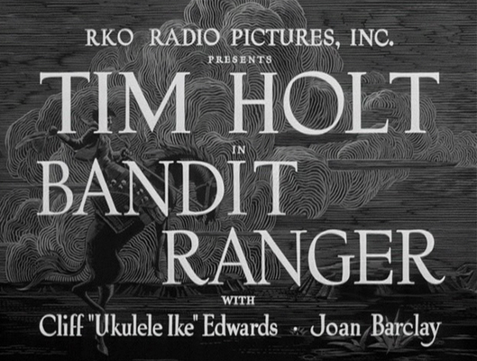Title screen of Bandit Ranger