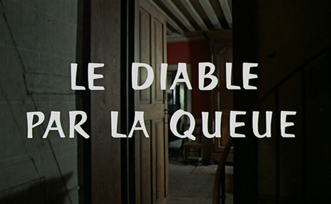 Title screen of Le diable par la queue