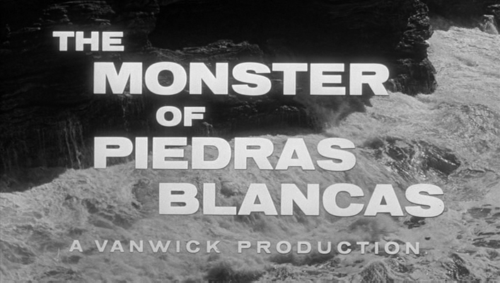 Title screen of The Monster of Piedras Blancas