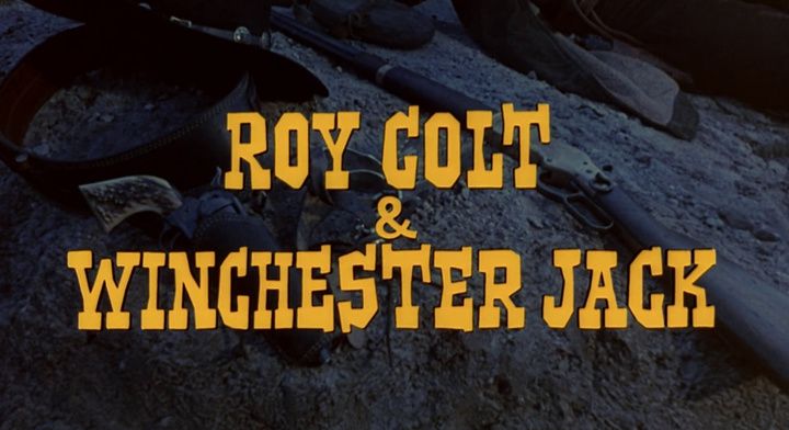 Title screen of Roy Colt & Winchester Jack
