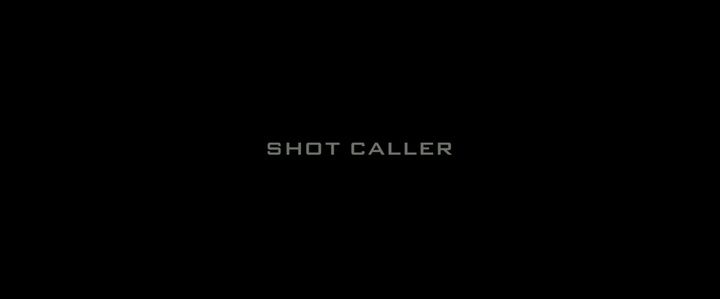 Title screen of Shot Caller