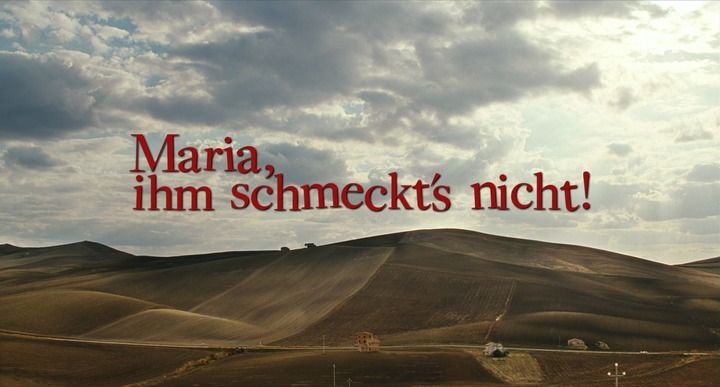 Title screen of Maria, ihm schmeckt's nicht!