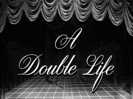 Title screen of A Double Life
