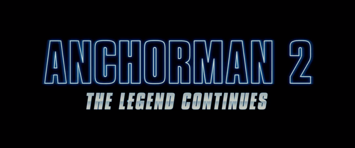 Title screen of Anchorman 2: The Legend Continues