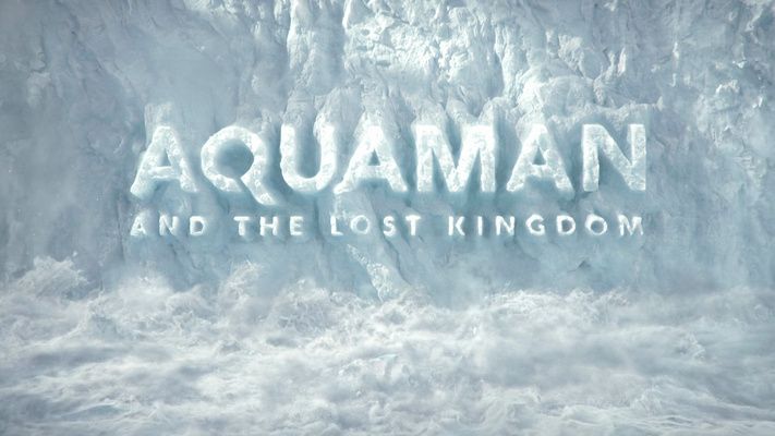 Title screen of Aquaman and the Lost Kingdom