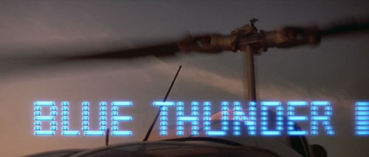 Title screen of Blue Thunder