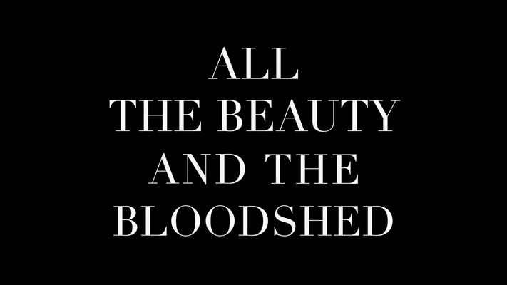 Title screen of All the Beauty and the Bloodshed