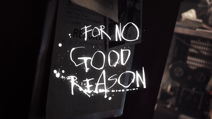 Title screen of For No Good Reason