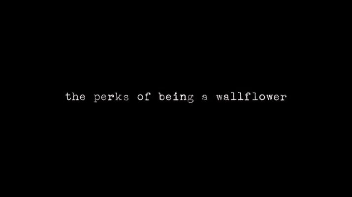 Title screen of The Perks of Being a Wallflower