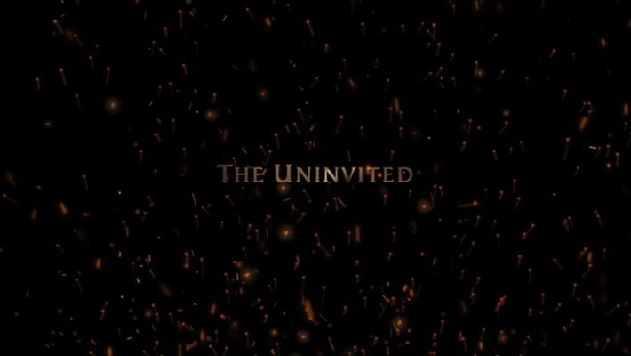 Title screen of The Uninvited