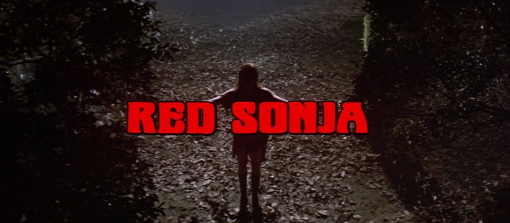 Title screen of Red Sonja