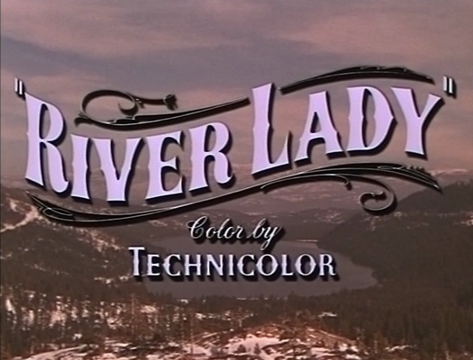 Title screen of River Lady