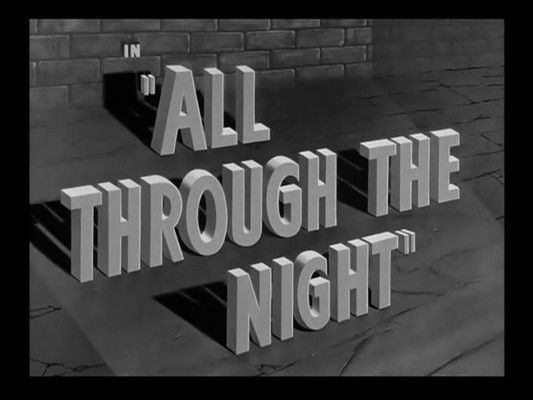 Title screen of All Through the Night
