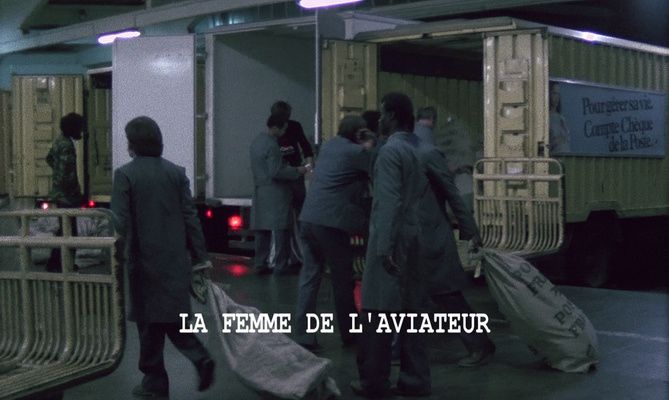 Title screen of La femme de l'aviateur