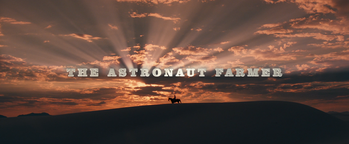 Title screen of The Astronaut Farmer
