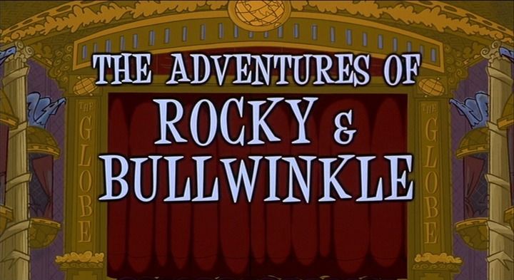 Title screen of The Adventures of Rocky & Bullwinkle