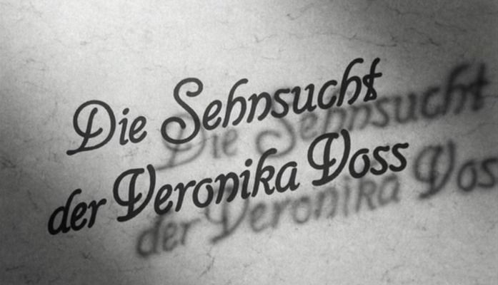 Title screen of Die Sehnsucht der Veronika Voss
