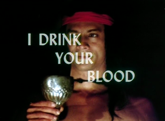 Title screen of I Drink Your Blood
