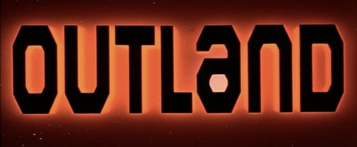 Title screen of Outland
