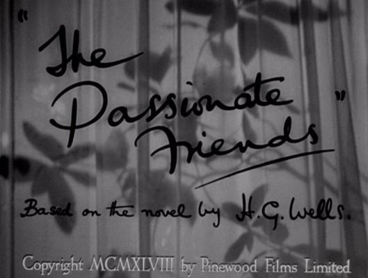 Title screen of The Passionate Friends