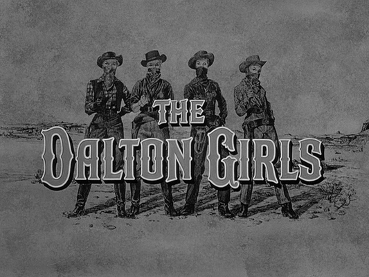 Title screen of The Dalton Girls