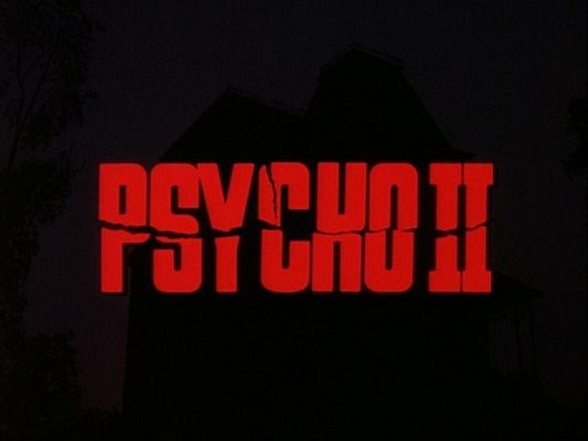 Title screen of Psycho II