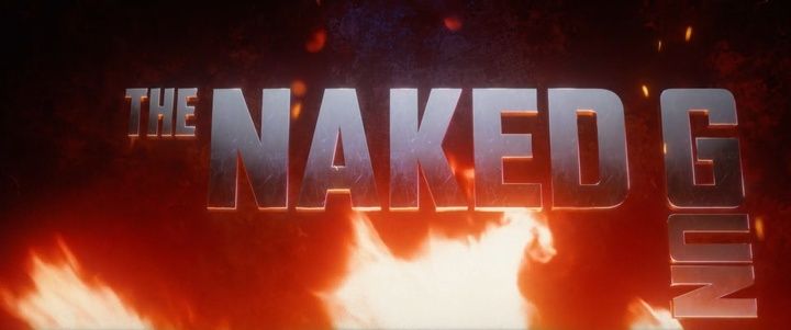 Title screen of The Naked Gun
