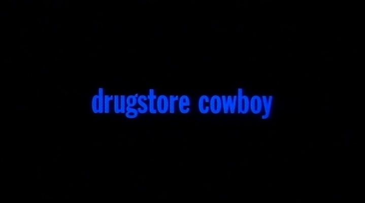 Title screen of Drugstore Cowboy