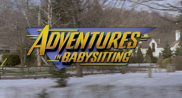 Title screen of Adventures in Babysitting