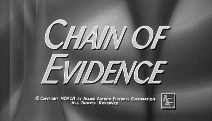 Title screen of Chain of Evidence