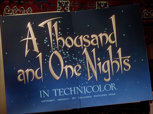 Title screen of A Thousand and One Nights