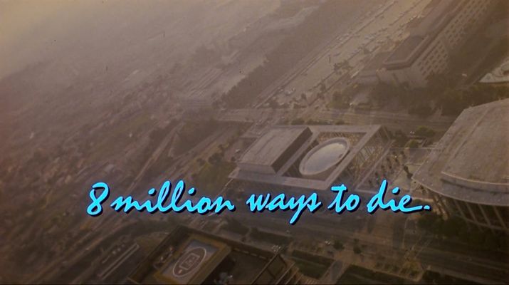 Title screen of 8 Million Ways to Die