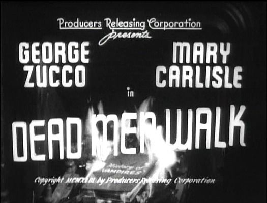 Title screen of Dead Men Walk