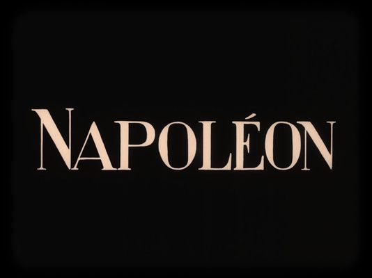 Title screen of Napoléon vu par Abel Gance