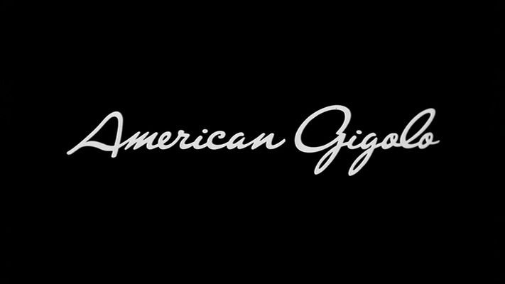 Title screen of American Gigolo