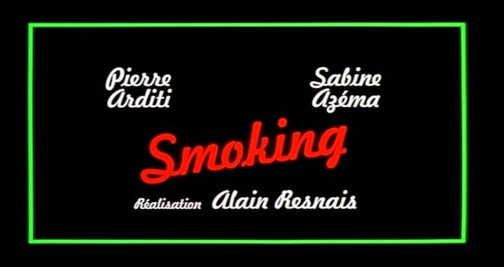 Title screen of Smoking/No Smoking