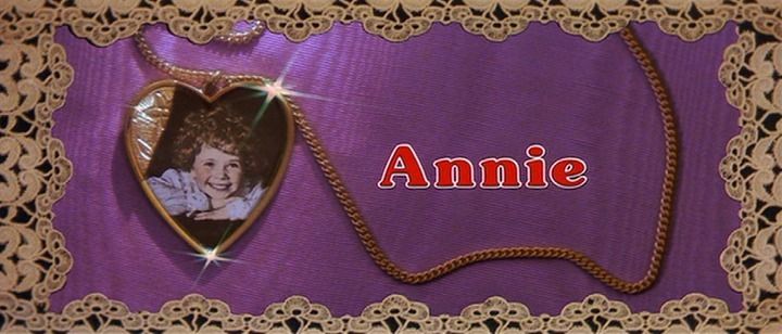 Title screen of Annie