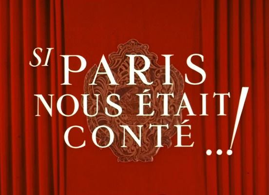 Title screen of Si Paris nous était conté