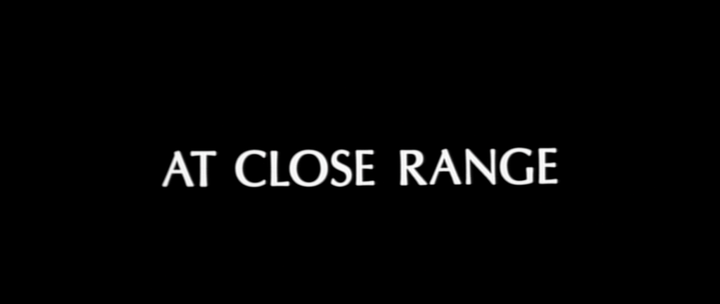 Title screen of At Close Range