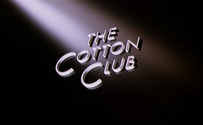 Title screen of The Cotton Club