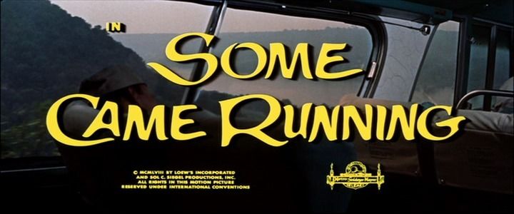 Title screen of Some Came Running