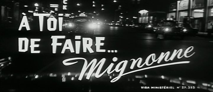 Title screen of À toi de faire... mignonne