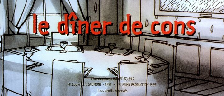 Title screen of Le dîner de cons